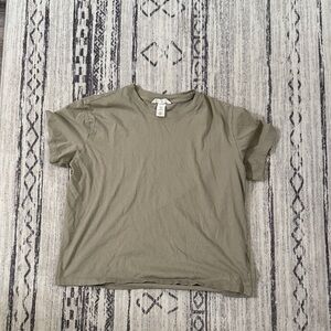 H&M Olive Green Short Sleeve Tee